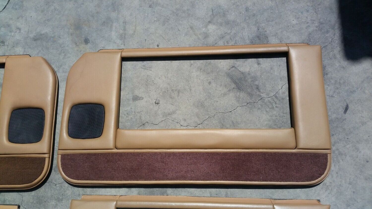 81 93 ROLLS ROYCE SILVER SPIRIT MULSANNE Swb DOOR PANEL LEATHER BUNDLE CAMEL
