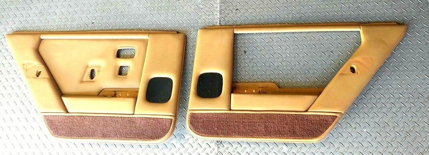 81 93 ROLLS ROYCE SILVER SPIRIT MULSANNE Swb DOOR PANEL LEATHER BUNDLE CAMEL