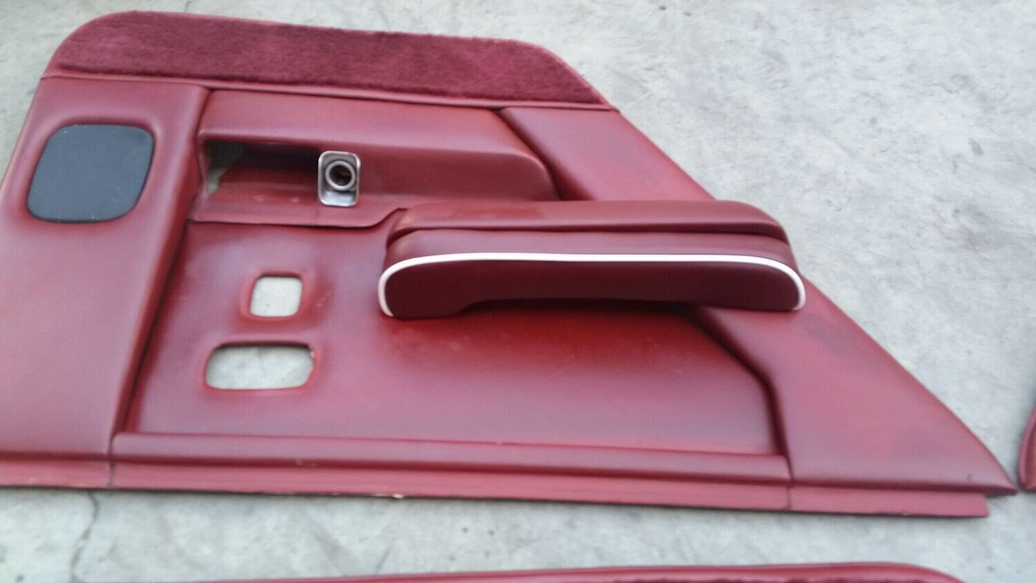 81 -93 Rolls Royce Silver Spur Spirit DOOR CARDS PANEL ON BURGUNDY
