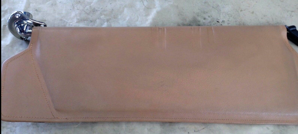 81- 99 ROLLS-ROYCE SILVER SPUR FRONT LEFT and RIGHT SUNVISOR TAN sunshade PAIR TAN