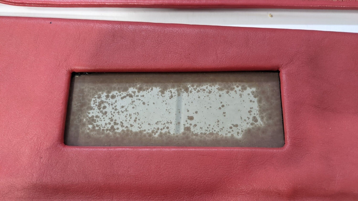 69- 80 ROLLS-ROYCE SILVER SHADOW LEFT and RIGHT SUNVISOR RED Sunshade PAIR