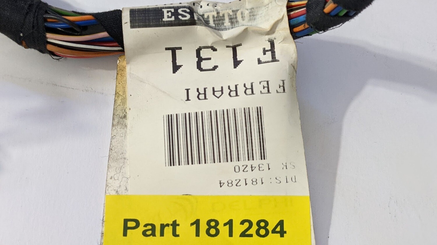 Ferrari 360 spider UPPER CENTER CONSOLE WIRING HARNESS 181284