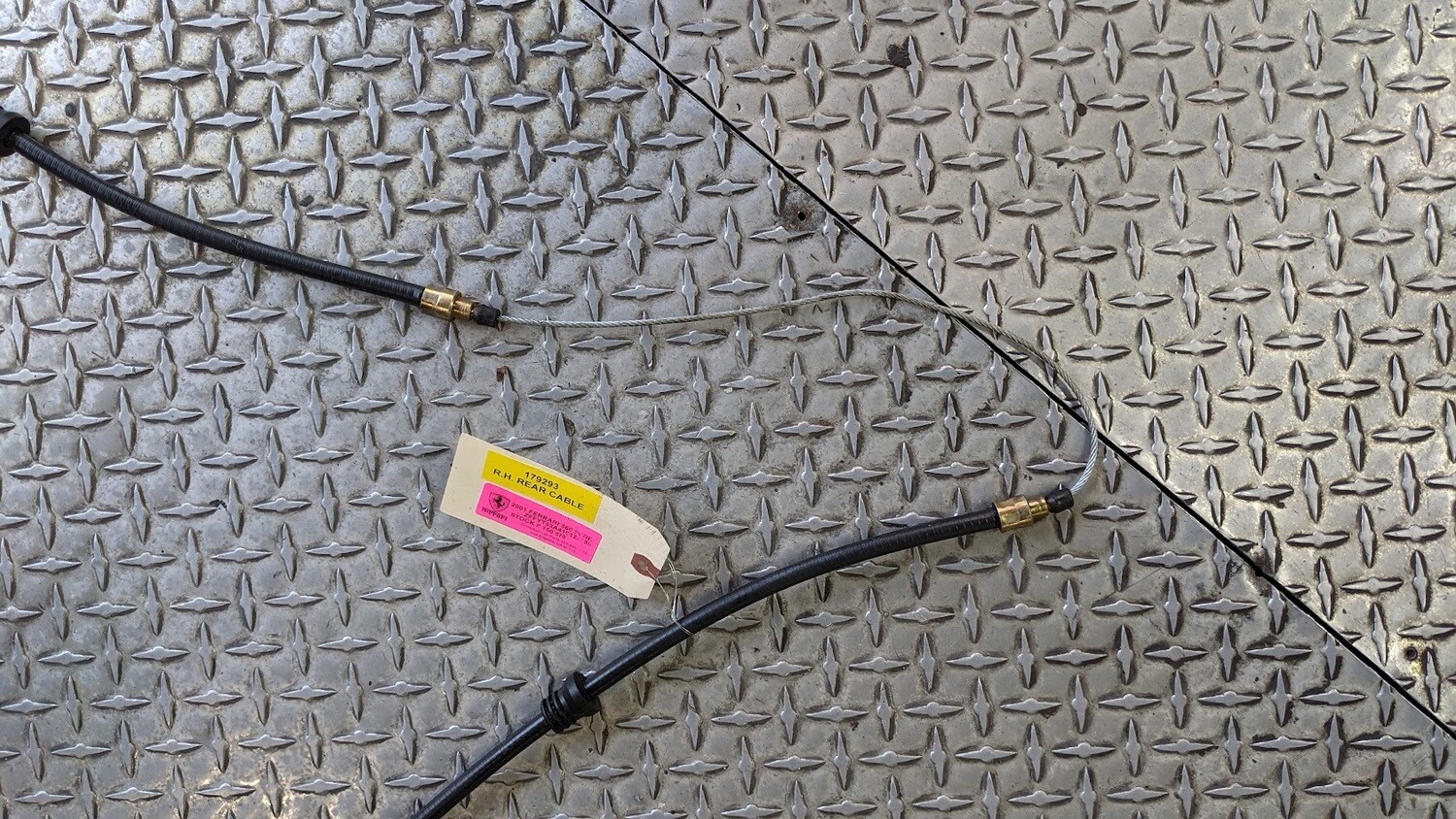 FERRARI 360 SPIDER modena PART EMERGENCY PARKING BRAKE CABLE RIGHT 179293
