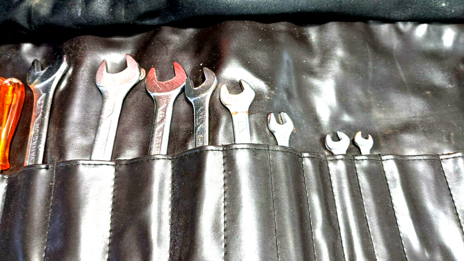 FERRARI 308 GTSi QV tool kit screwdriver , wrenches, pliers and pouch