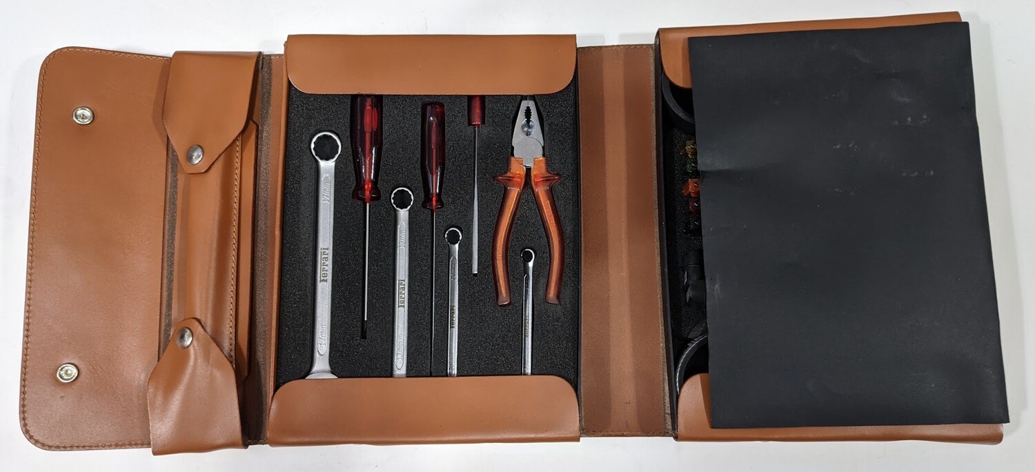 FERRARI 360 MODENA SPIDER CHALLENGE STRADALE tool kit screwdriver, wrenches, pliers and pouch