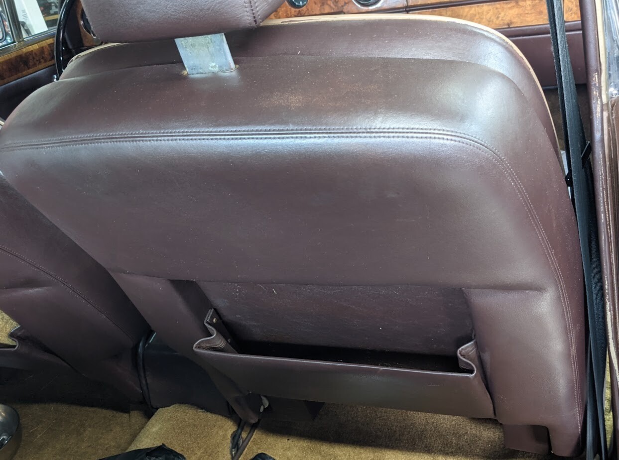 70 to 80 ROLLS ROYCE SILVER SHADOW front and rear seat brown and cream