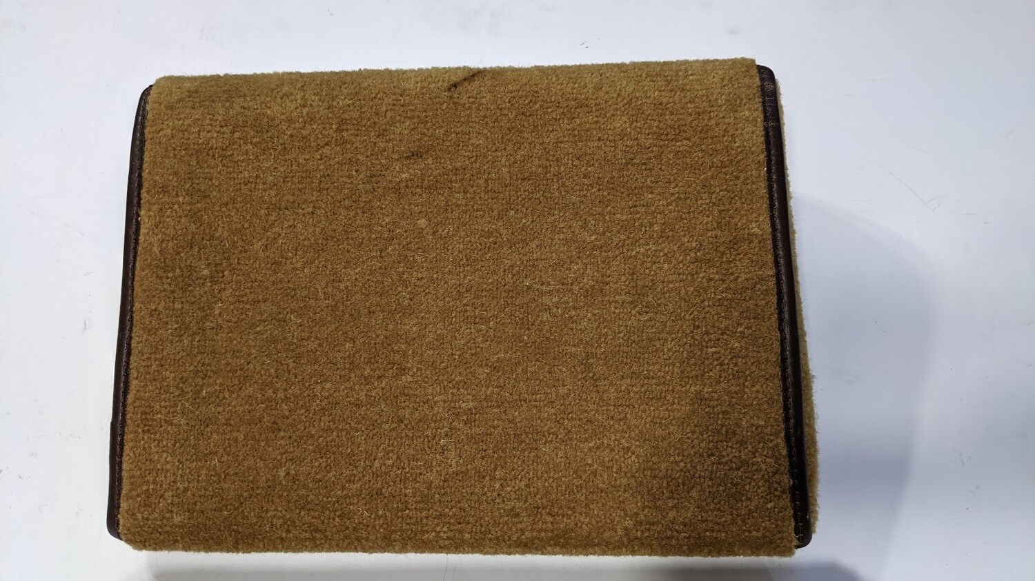 70 to 80 ROLLS ROYCE SILVER SHADOW rear foot STOOL BRONZE AND BROWN
