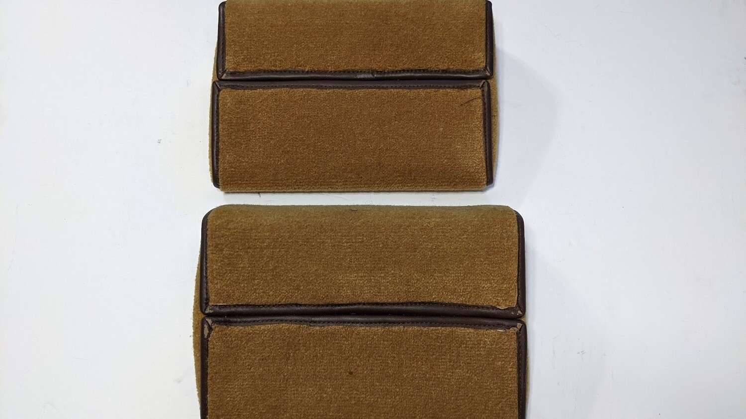 70 to 80 ROLLS ROYCE SILVER SHADOW rear foot STOOL BRONZE AND BROWN