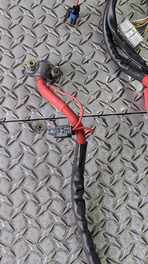 FERRARI 360 SPIDER PART, RIGHT SIDE TUNNEL CABLE 198555