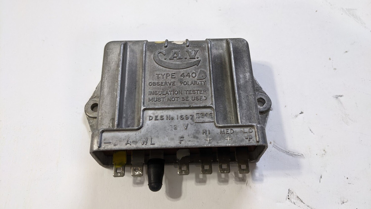 Rolls Royce Silver SHADOW SPUR ALTERNATOR VOLTAGE REGULATOR FOR CAV UD21370