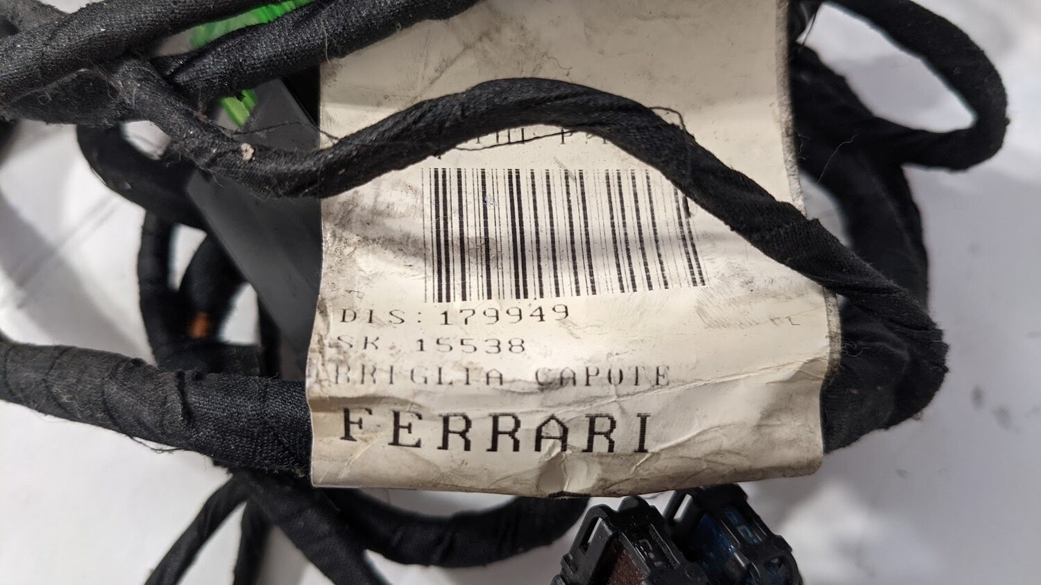 FERRARI 360 SPIDER PART, CAPOTE  WIRING HARNESS 200850