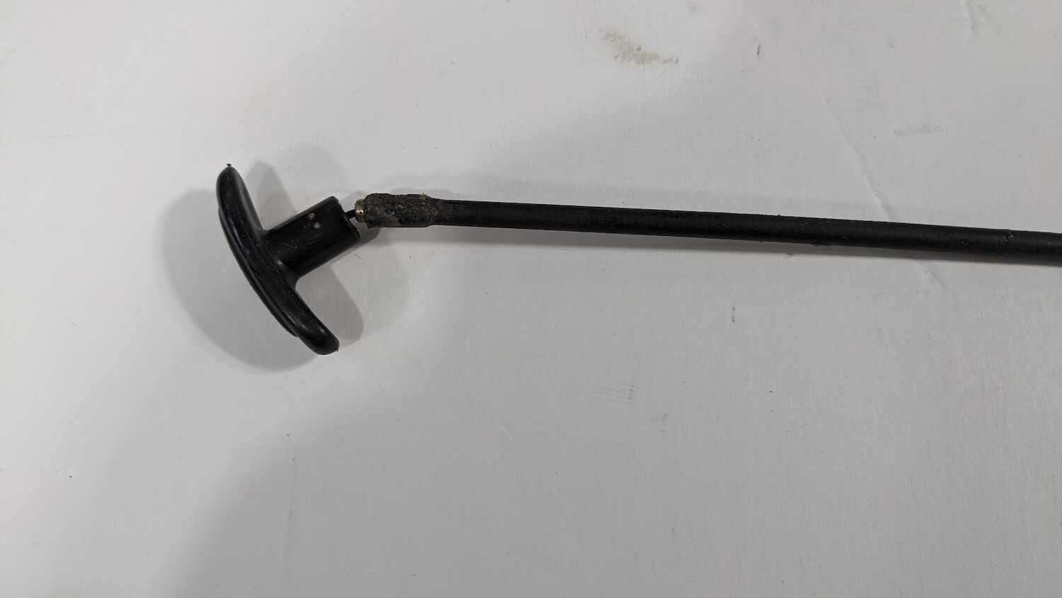 FERRARI 348 PARTS EMERGENCY GAS CAP LID RELEASE CABLE AND HANDLE 62830400