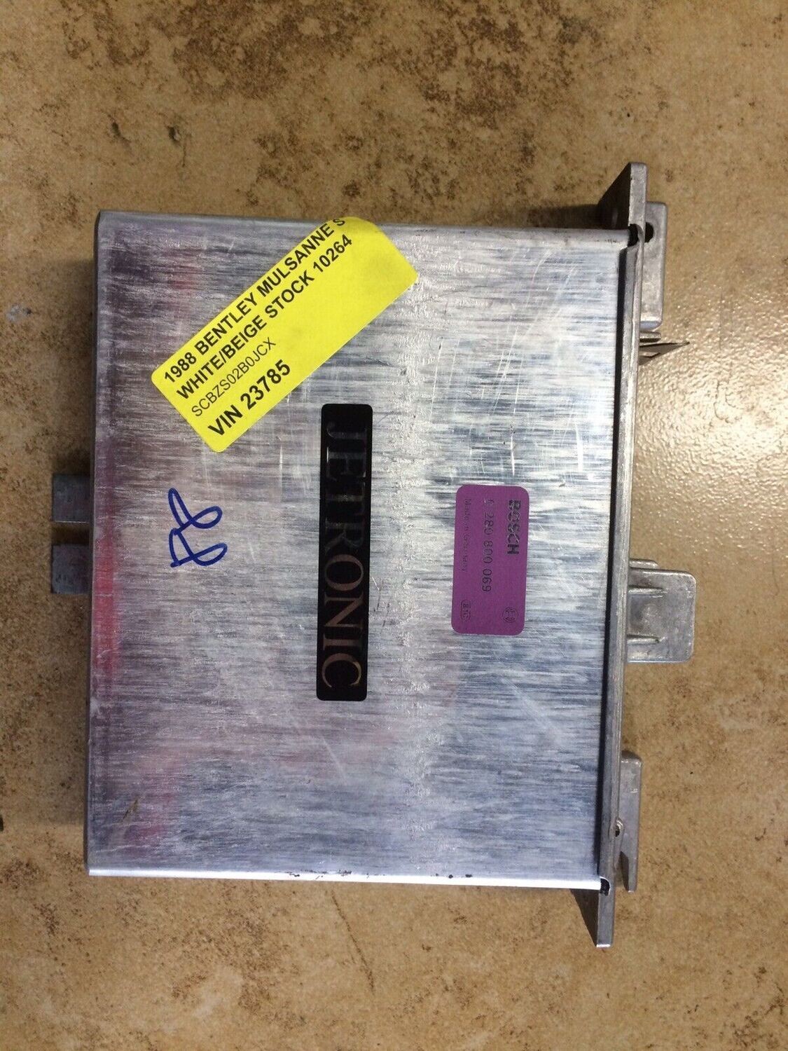 ROLLS ROYCE SILVER SPUR PART 87-88 BOSCH ENGINE JETRONIC MODULE 0280800069