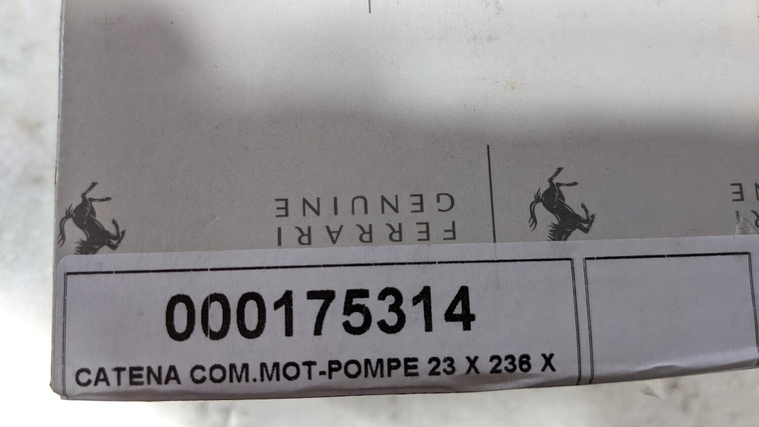 ECP Ferrari 430 COUPE SPIDER PART WATER OIL PUMP DRIVE CHAIN NEW 175314