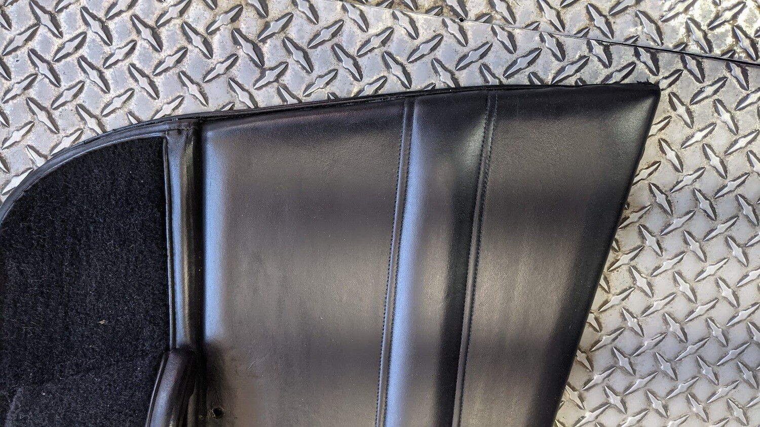 FERRARI 308 GTSi INTERIOR DOOR PANEL LEFT SIDE VERY CLEAN BLACK