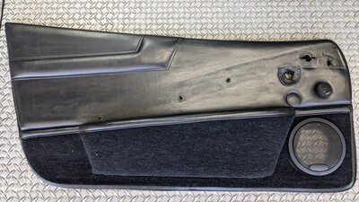 FERRARI 308 GTSi INTERIOR DOOR PANEL LEFT SIDE VERY CLEAN BLACK