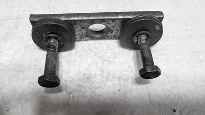 FERRARI FRONT TRUNK LOCK OR ENGINE BAY LOCK LATCH BOLTS AND SUPPORT