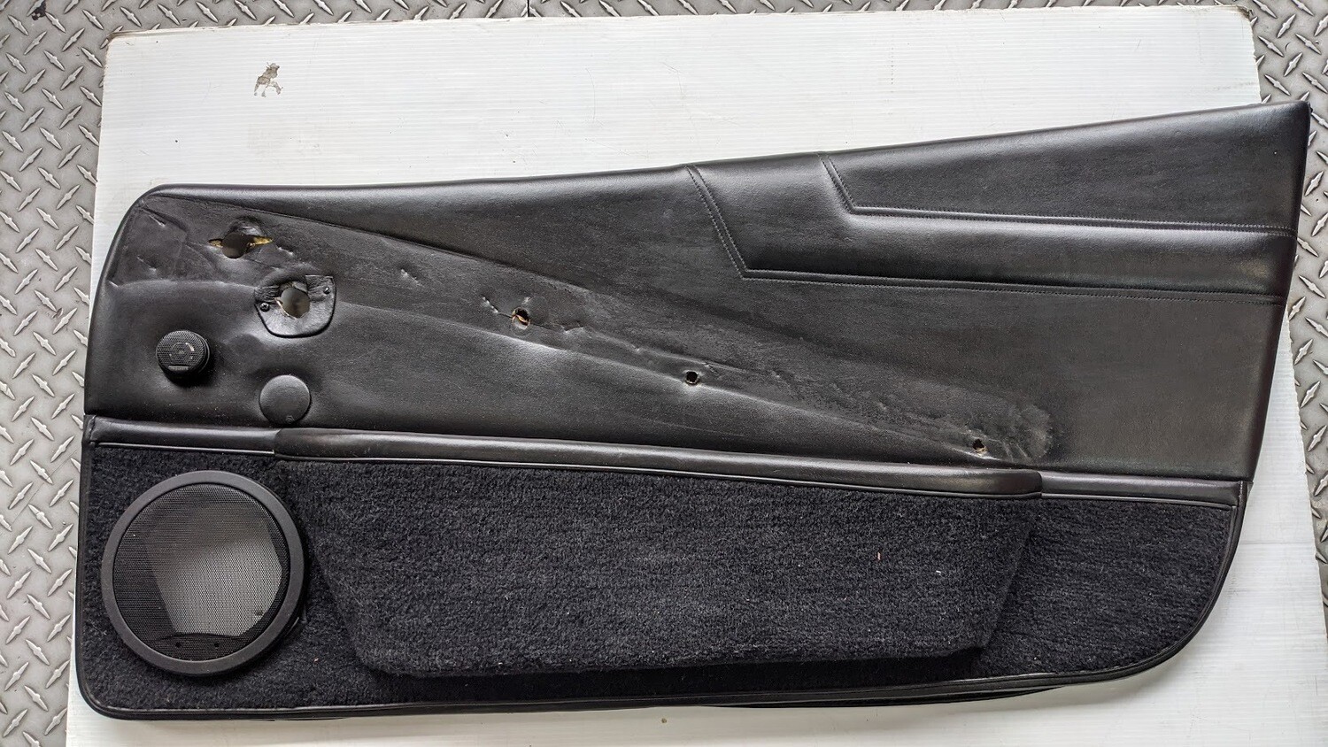 FERRARI 308 GTSi INTERIOR DOOR PANEL RIGHT SIDE VERY CLEAN BLACK