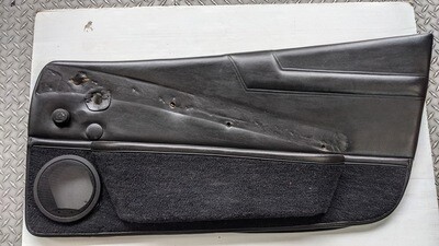 FERRARI 308 GTSi INTERIOR DOOR PANEL RIGHT SIDE VERY CLEAN BLACK