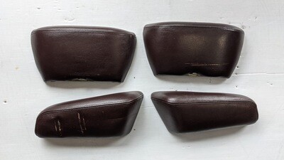 65 - 80 ROLLS ROYCE SILVER SHADOW DOOR ARM REST SET ON BROWN