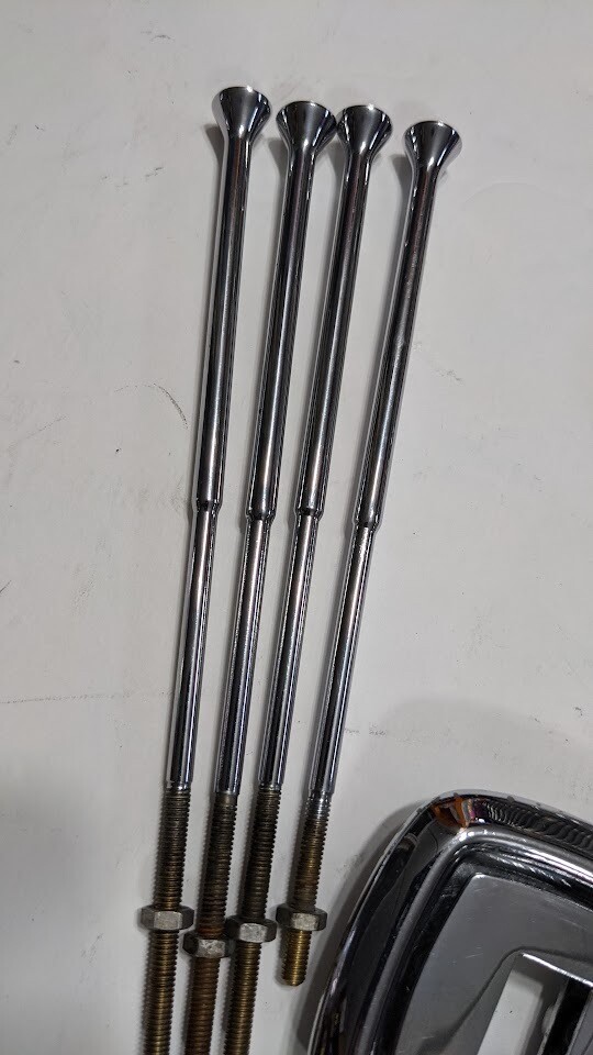 67 to 80 Rolls Royce Silver Shadow switches chrome frame bezel set all doors