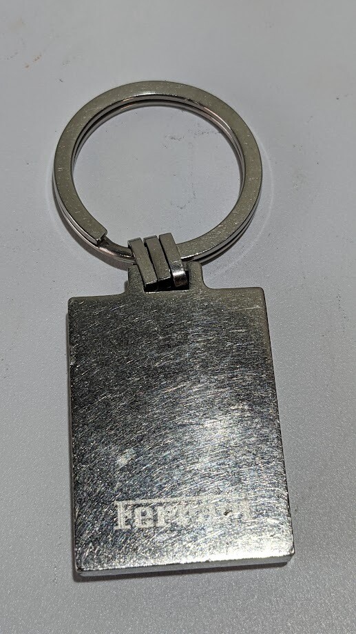 Ferrari key chain pre-owned Carbon fiber