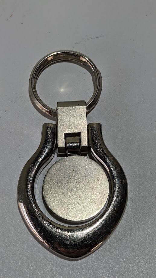 Ferrari key chain pre-owned chrome