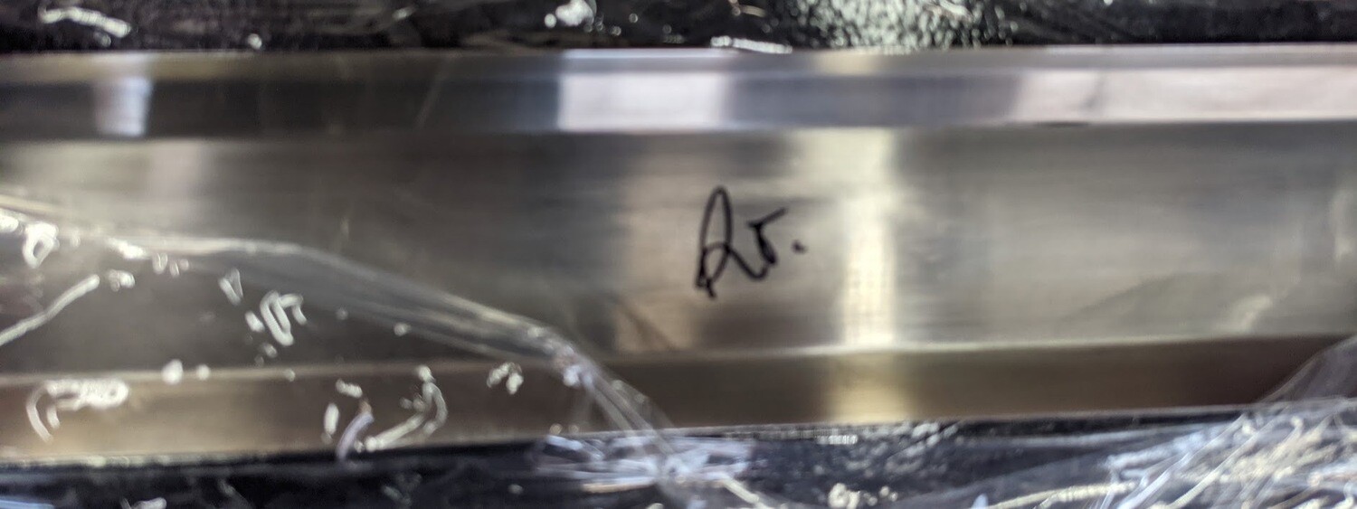 FERRARI 308 GTSi  part DOOR OPENING SILL STAINLESS PLATE 60419504 REBUILT RH -