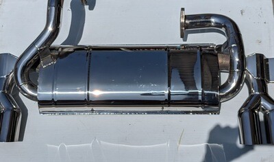 FERRARI 308 GTSi exhaust STAINLES STEEL MUFFLER TUBI STYLE