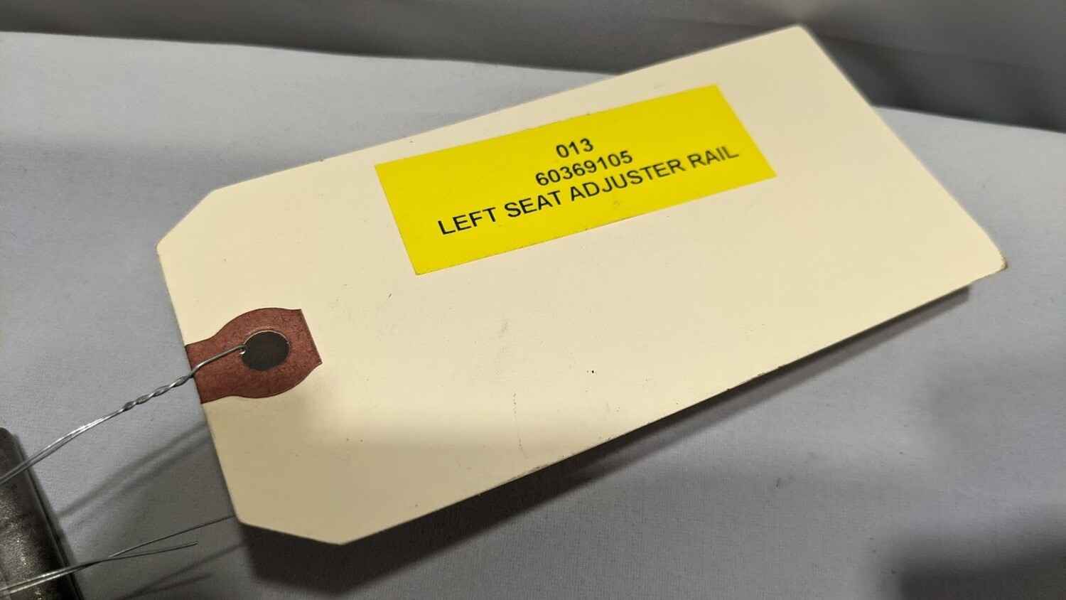 FERRARI 308 GTSi  INTERIOR LEFT SEAT ADJUSTABLE TRACK 60369105