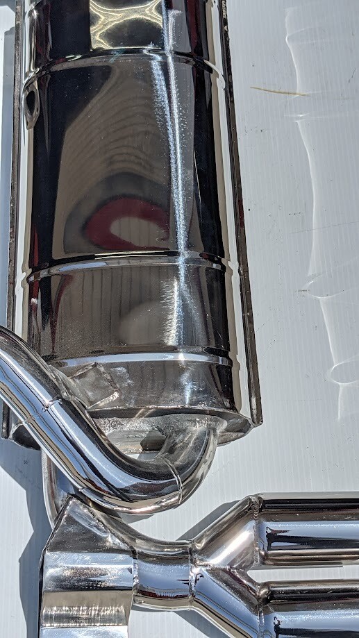 FERRARI 308 GTSi exhaust STAINLES STEEL MUFFLER TUBI STYLE
