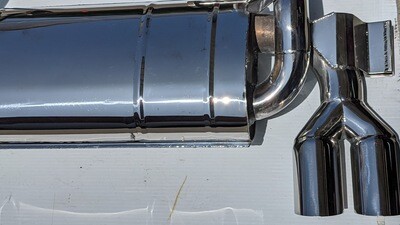 FERRARI 308 GTSi exhaust STAINLES STEEL MUFFLER TUBI STYLE