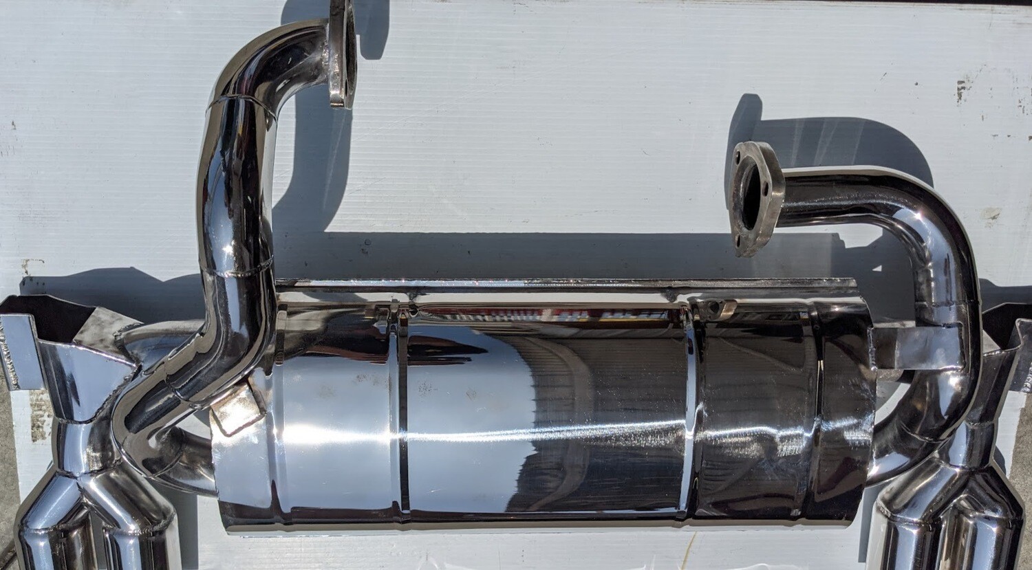 FERRARI 308 GTSi exhaust STAINLES STEEL MUFFLER TUBI STYLE