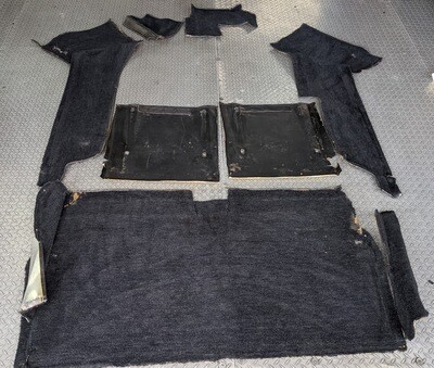 FERRARI 308 GTSi INTERIOR BLACK CARPET ORIGINAL