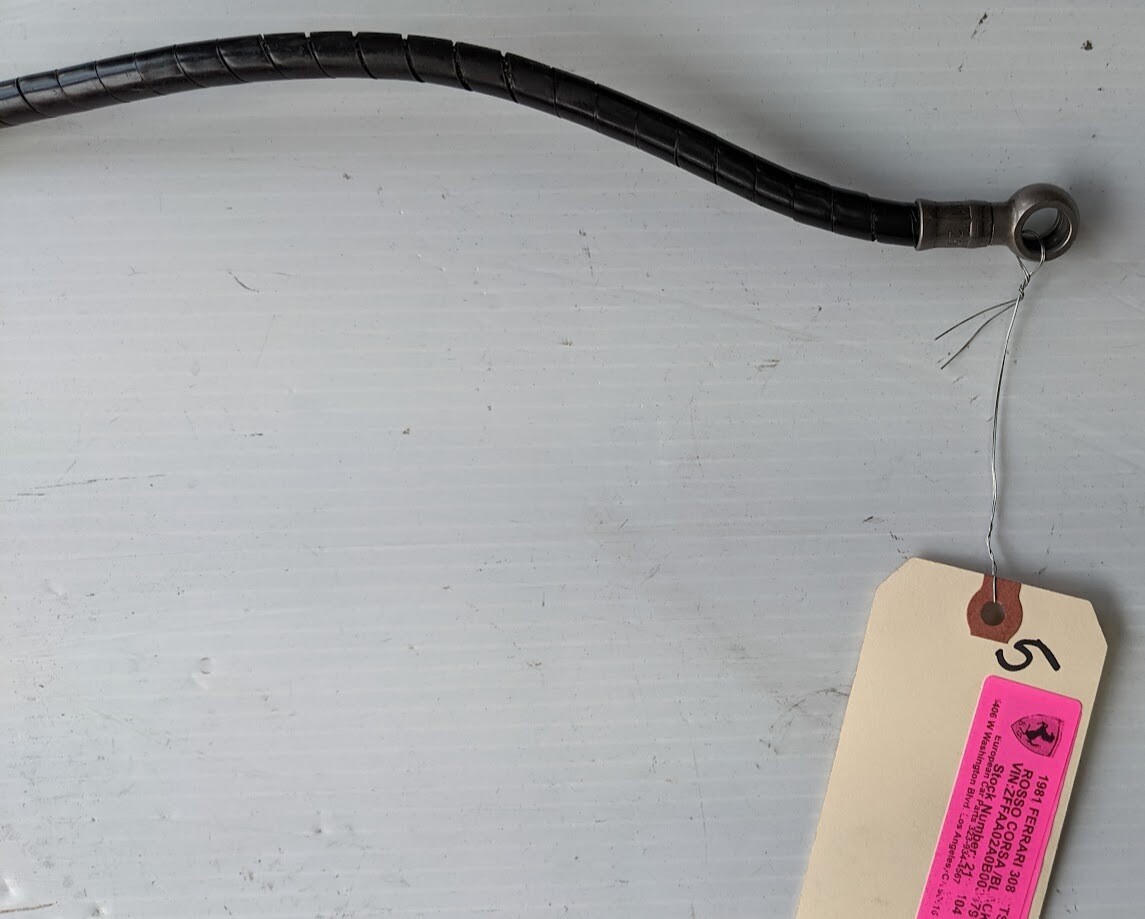 FERRARI 360 F-430 PARTS TRANSMISSION F1 OIL LINE PIPE EV5 179345
