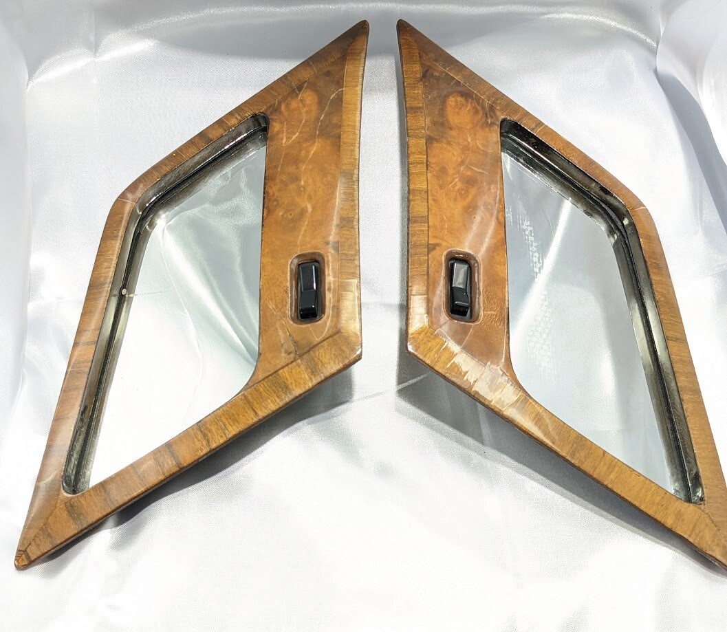 ROLLS ROYCE SILVER SHADOW II REAR RIGHT and LEFT VANITY MIRRORS SET