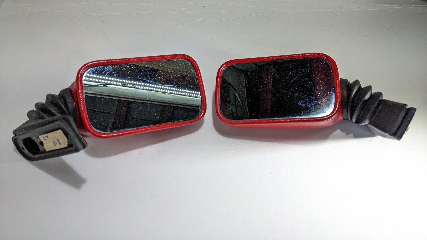 FERRARI 308 PARTS GTS LEFT and RIGHT SIDE mirror SET AFTERMARKET