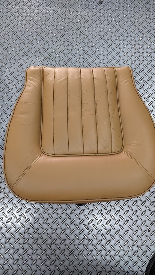 88 to 91 Rolls Royce Silver Spur Bentley Eight R front seat bottom EACH   on Tan