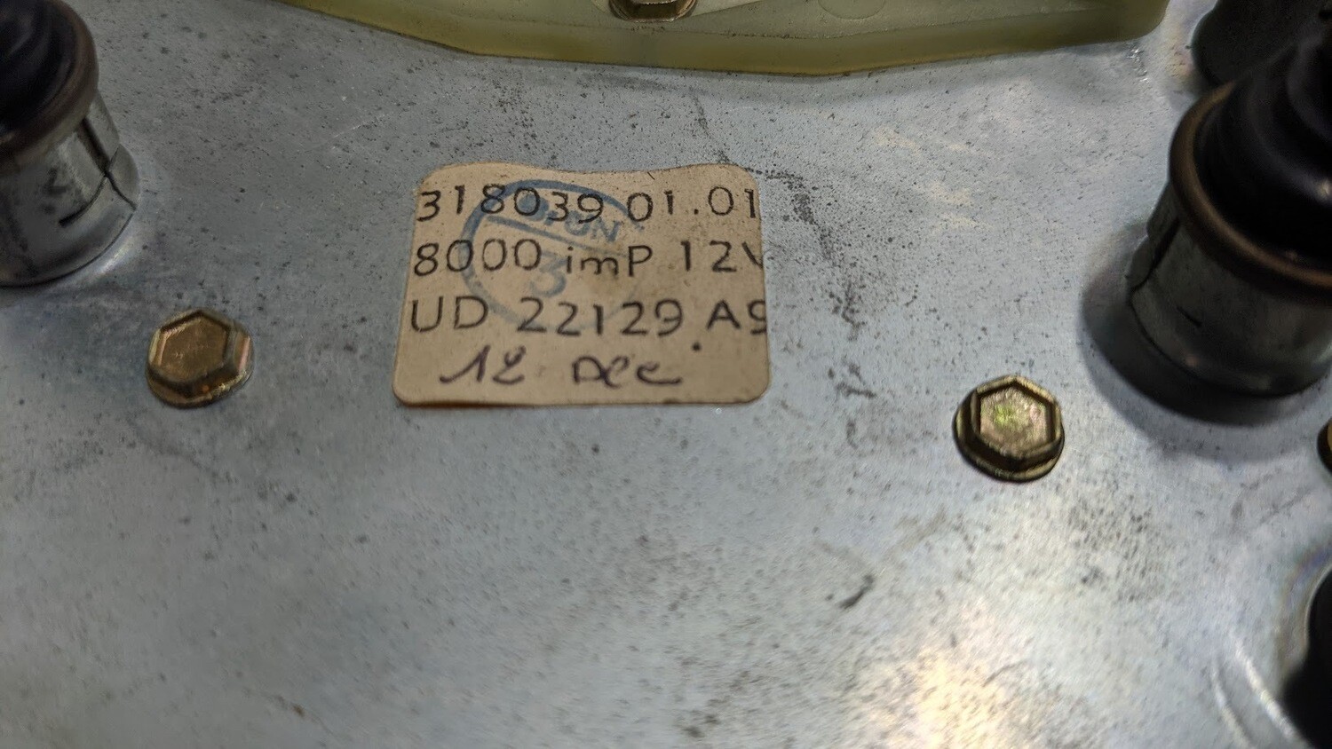 ROLLS ROYCE BENTLEY SILVER SHADOW II INSTRUMENT SPEEDOMETER CLUSTER UD22129