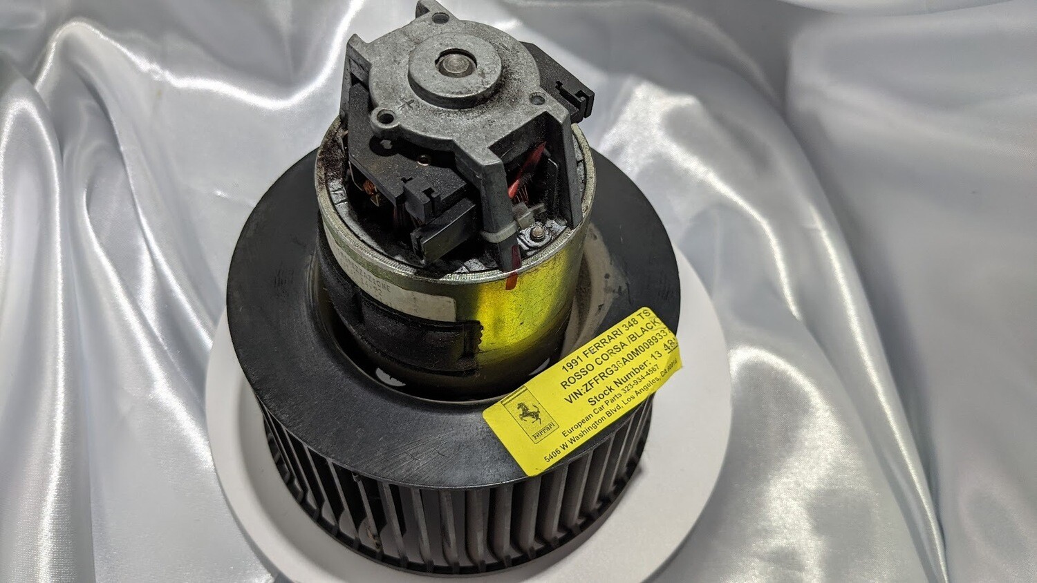 FERRARI 348 PARTS BLOWER MOTOR AND FAN TESTED