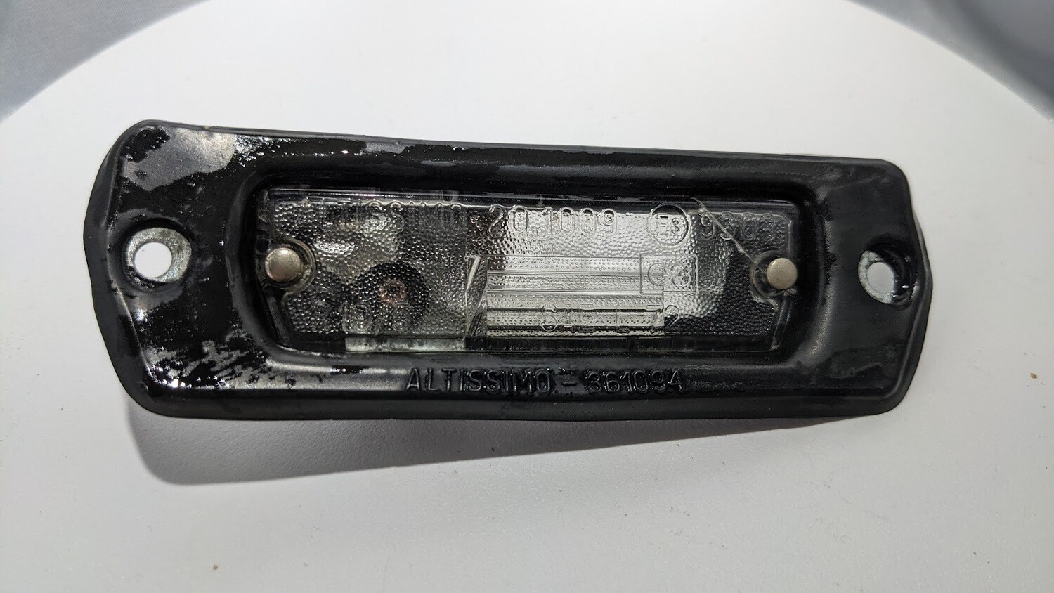 FERRARI 308 GTSi PART LICENSE NUMBER PLATE LIGHT 186180