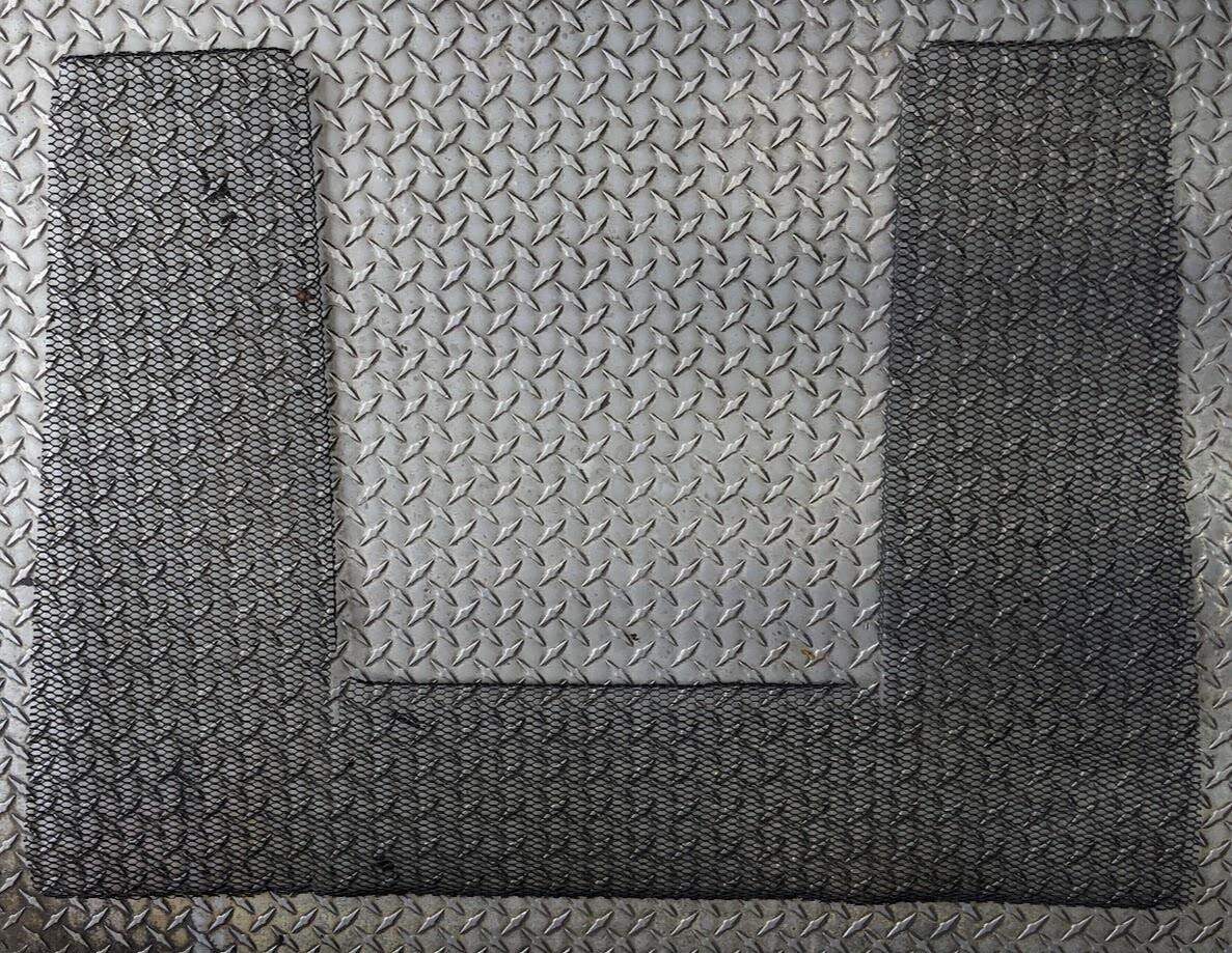 FERRARI 308 328 GTSi part REAR ENGINE COMPARTMENT LID SCREEN UNDER GRILLE 60434602