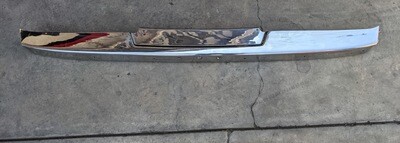 ROLLS ROYCE SILVER SHADOW FRONT BUMPER UPPER CHROME FACE AND REINFORCEMENT BAR