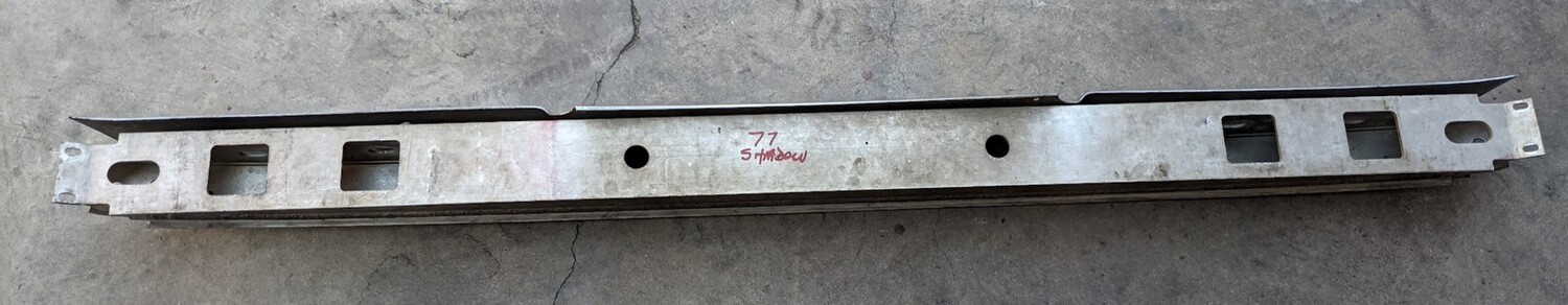 ROLLS ROYCE SILVER SHADOW FRONT BUMPER UPPER CHROME FACE AND REINFORCEMENT BAR
