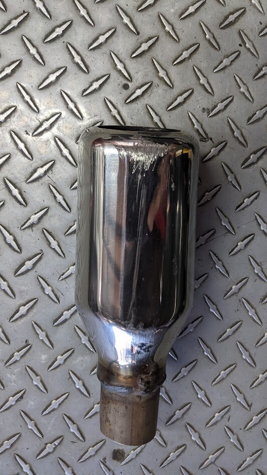 EXHAUST muffler REAR exhaust tip