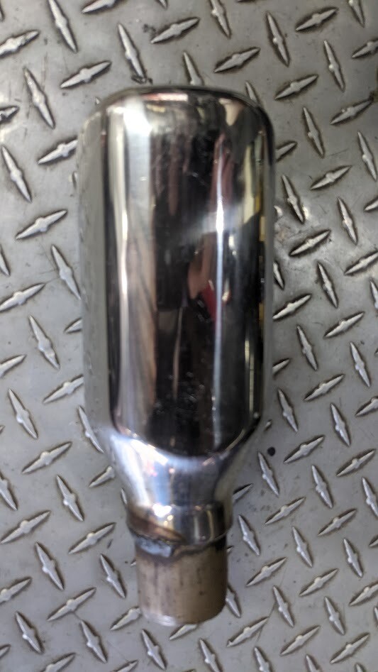 EXHAUST muffler REAR exhaust tip