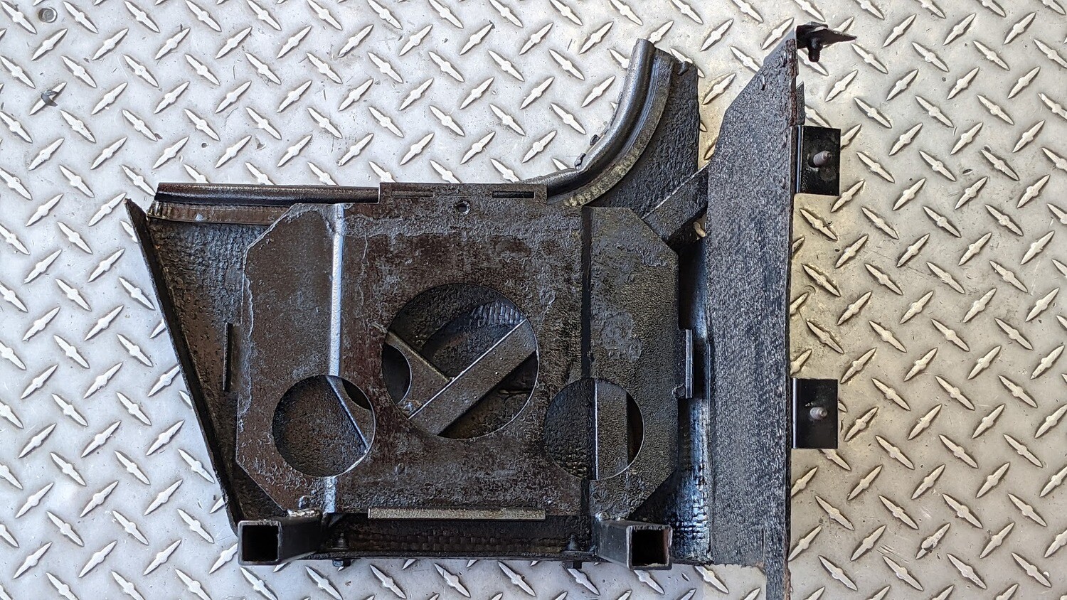 FERRARI 348 PART BATTERY FRAME FOR REAR MOUNT AND SHIELDS