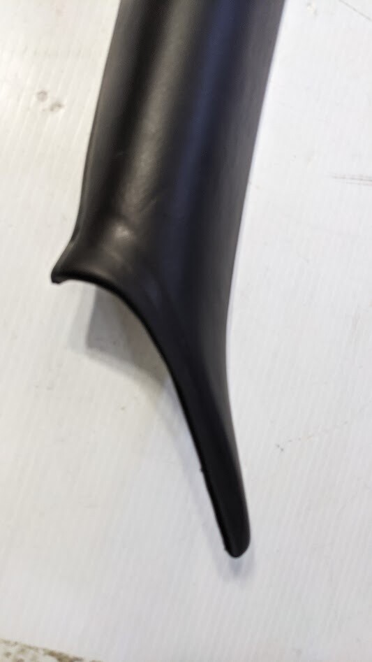 FERRARI PART 360 SPIDER LEFT A PILLAR WINDSHIELD FRAME COVER 65867901L BLACK USA