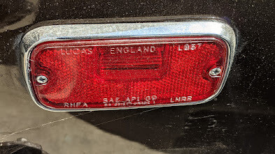 ROLLS ROYCE SILVER SHADOW II PART REAR RIGHT SIDE MARKER LIGHT UD16698