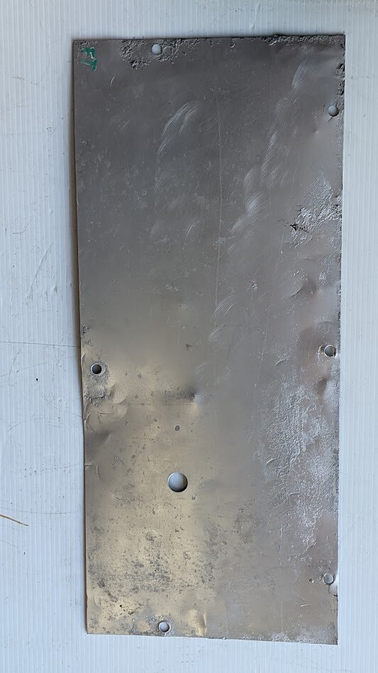 FERRARI 308 GTSi LEFT FRONT LOWER SPLASH GUARD CENTER 60059706